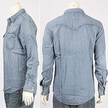 Amazon.co.jp: [リーバイス] バーストゥー ウエスタン シャツ デニム